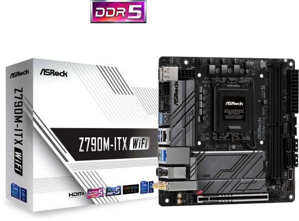 ASRock Z790M-ITX WiFi (90-MXBKE0-A0UAYZ)