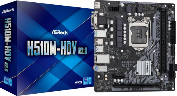 ASRock H510M-HDV R2.0 (90-MXBGS0-A0UAYZ)