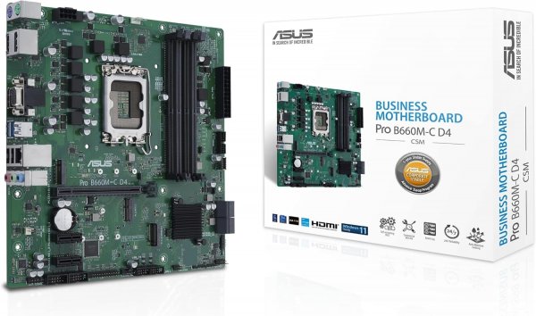 ASUS Pro B660M-C D4-CSM (90MB19B0-M0EAYC / 90MB19B0-M1EAYC)