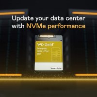 Western Digital Gold Enterprise Class NVMe SSD - 0.8DWPD 3.84TB, SE, U.2 (WDS384T1D0D)