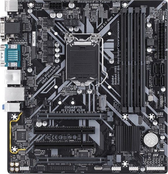 GIGABYTE H310M D3H