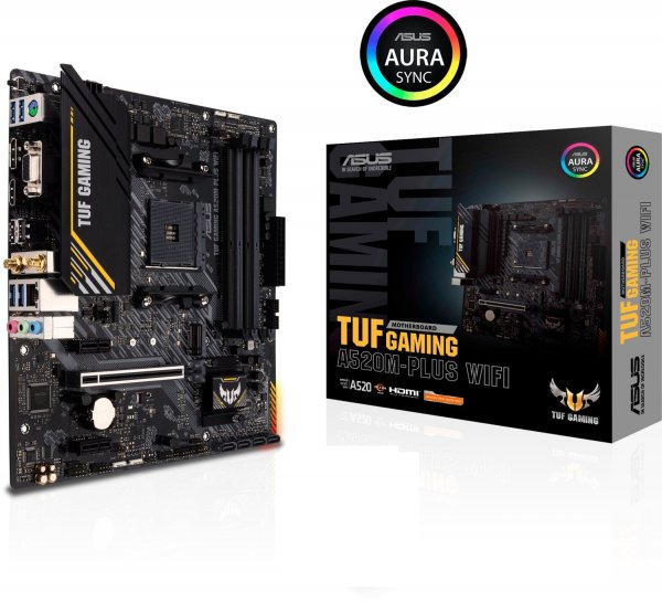 ASUS TUF Gaming A520M-Plus WIFI (90MB17F0-M0EAY0)